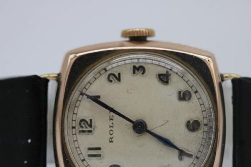 ROLEX WATCH VINTAGE 9CT ROSE GOLD 26MM MANUAL WIND 1938 - ADDITIONAL PHOTO 3