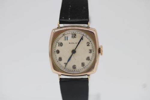 ROLEX WATCH VINTAGE 9CT ROSE GOLD 26MM MANUAL WIND 1938 - ADDITIONAL PHOTO 5