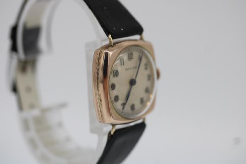 ROLEX WATCH VINTAGE 9CT ROSE GOLD 26MM MANUAL WIND 1938 - ADDITIONAL PHOTO 8