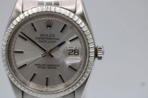 ROLEX DATEJUST WATCH1603 36MM SILVER DIAL JUBILEE BRACELET 1965 SERVICED APRIL 2026 - ADDITIONAL PHOTO 5