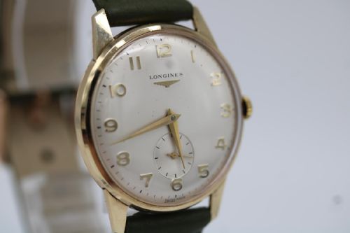LONGINES VINTAGE MANUAL WIND WATCH 9CT YELLOW GOLD 1965 ORIGINAL BOX - ADDITIONAL PHOTO 1