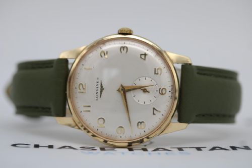 LONGINES VINTAGE MANUAL WIND WATCH 9CT YELLOW GOLD 1965 ORIGINAL BOX - ADDITIONAL PHOTO 7