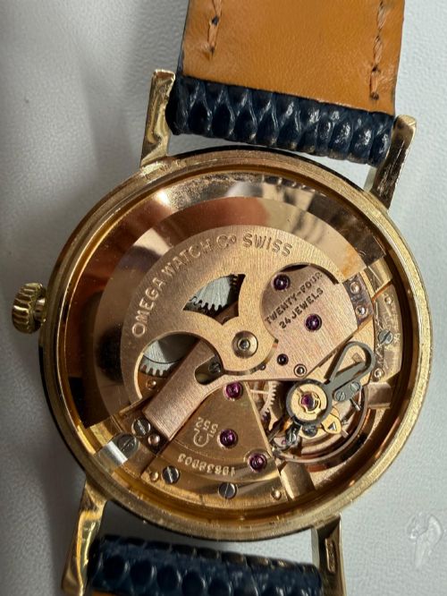 OMEGA VINTAGE 1615002 9CT GOLD AUTOMATIC DRESS WATCH 1962 - ADDITIONAL PHOTO 2