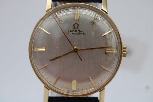 OMEGA VINTAGE 1615002 9CT GOLD AUTOMATIC DRESS WATCH 1962 - ADDITIONAL PHOTO 6