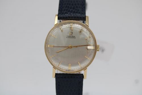 OMEGA VINTAGE 1615002 9CT GOLD AUTOMATIC DRESS WATCH 1962