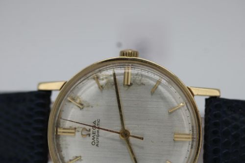 OMEGA VINTAGE 1615002 9CT GOLD AUTOMATIC DRESS WATCH 1962 - ADDITIONAL PHOTO 9
