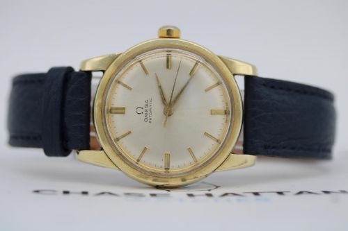 OMEGA SEAMASTER 2846 2848 GOLD PLATED 34MM VINTAGE AUTOMATIC 1958 WRIST WATCH - ADDITIONAL PHOTO 3