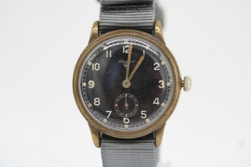 WAGNER GERMAN MILITARY WWII WATCH 36MM ORIGINAL DIAL C1940S - ADDITIONAL PHOTO 4