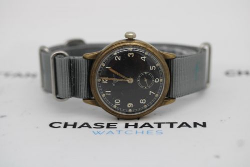 WAGNER GERMAN MILITARY WWII WATCH 36MM ORIGINAL DIAL C1940S - ADDITIONAL PHOTO 10