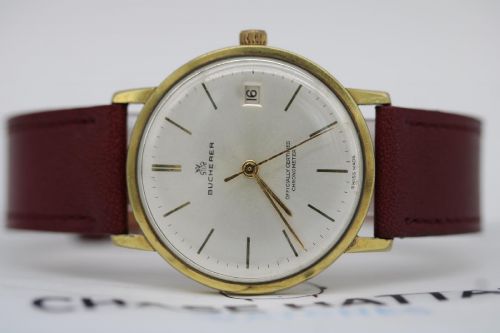 BUCHERER WATCH VINTAGE AUTOMATIC GOLD PLATED 35MM SERVICED - ADDITIONAL PHOTO 3