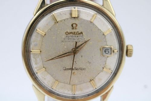 OMEGA WATCH CONSTELLATION PIE PAN 168005 GOLD PLATED 35MM CAL 561 1966 - ADDITIONAL PHOTO 1