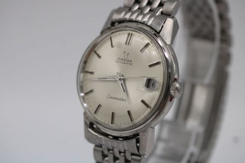 OMEGA SEAMASTER WATCH AUTOMATIC DATE 166003 35MM STEEL SERVICED - ADDITIONAL PHOTO 1