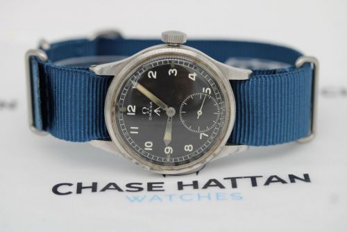 OMEGA BRITISH MILITARY DIRTY DOZEN WW2 CALIBRE 30T2 STAINLESS STEEL BROAD ARROW WRIST WATCH - ADDITIONAL PHOTO 6