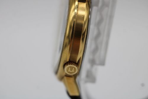 BULOVA ACCUTRON WRIST WATCH GOLD PLATED 35MM ORIGINAL BOX 1960 - ADDITIONAL PHOTO 7