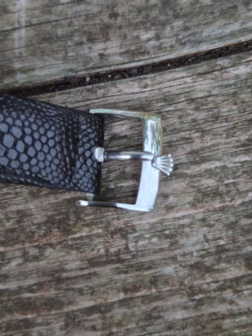 ROLEX CELLINI 3607 18CT WHITE GOLD 30 X 26MM ORIGINAL STRAP BUCKLE 1960S - ADDITIONAL PHOTO 2