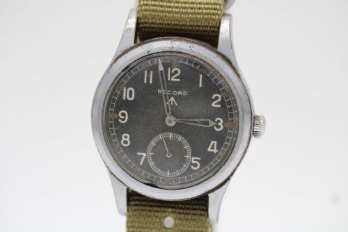 RECORD DIRTY DOZEN WWW BRITISH MILITARY WATCH CALIBRE 022K C1940S