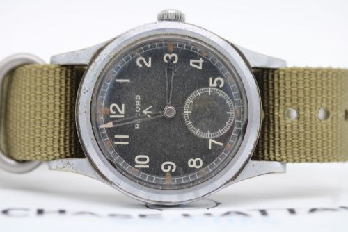 RECORD DIRTY DOZEN WWW BRITISH MILITARY WATCH CALIBRE 022K C1940S - ADDITIONAL PHOTO 7