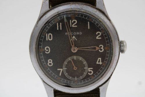 RECORD DIRTY DOZEN WWW BRITISH MILITARY WATCH CALIBRE 022K C1940S - ADDITIONAL PHOTO 8