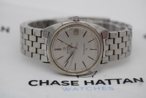 Omega Constellation 168.027 – Linen Dial – Original Bracelet & Box – 1969 Watch
