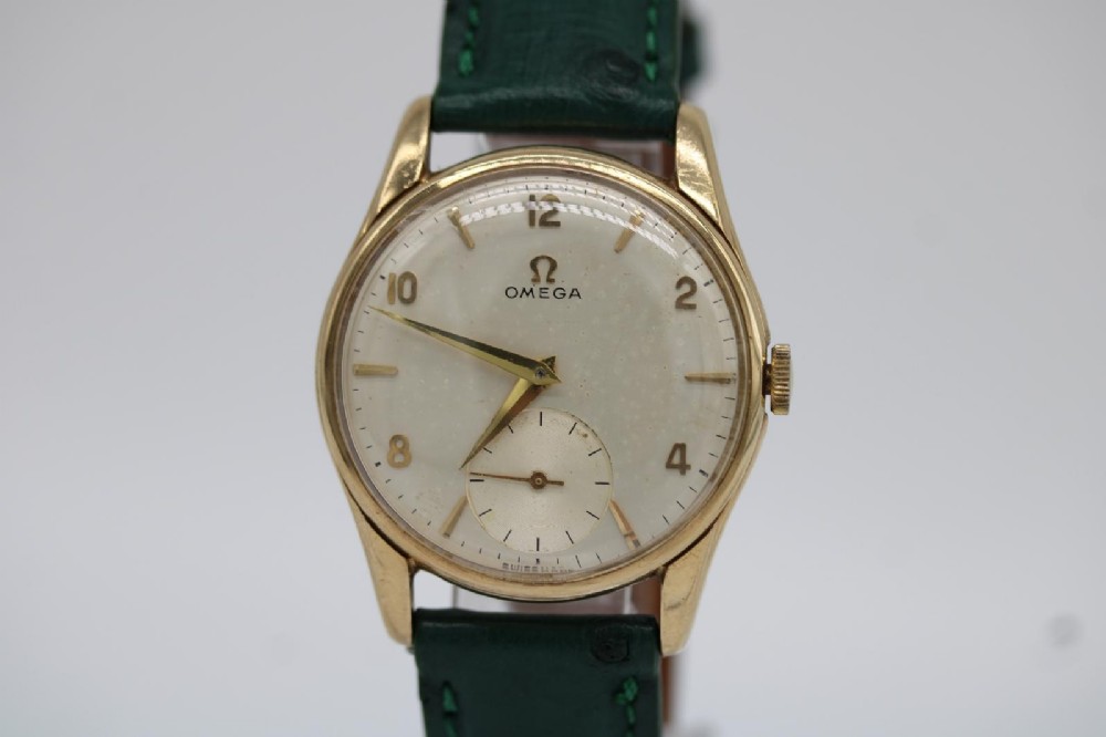 Omega Dennison Case 923 – 9ct Yellow Gold – Manual Wind Cal. 268 – 35mm – 1962