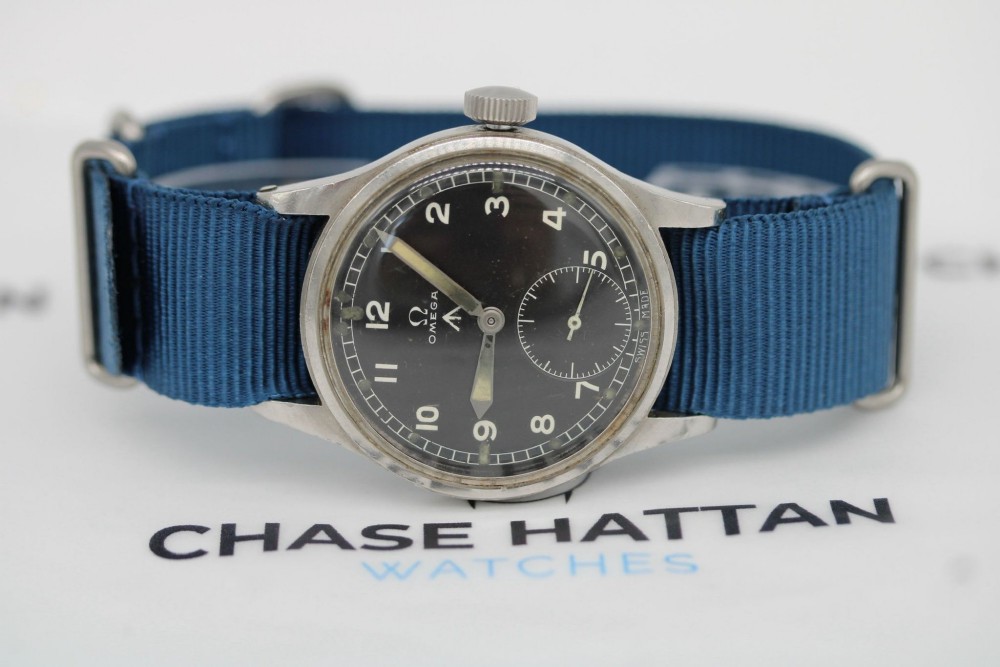 Omega British Military “Dirty Dozen” – WW2 – Calibre 30T2 – Stainless Steel – Broad Arrow Wrist watch View VII