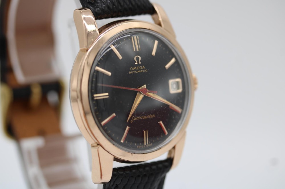 Omega Seamaster Automatic 166.009 – Rose Gold‑Plated & Steel – 34mm – 1966 – Serviced July 2026 View V