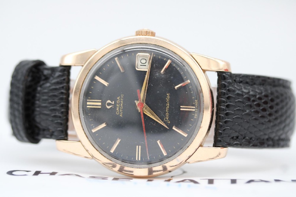 Omega Seamaster Automatic 166.009 – Rose Gold‑Plated & Steel – 34mm – 1966 – Serviced July 2026 View X