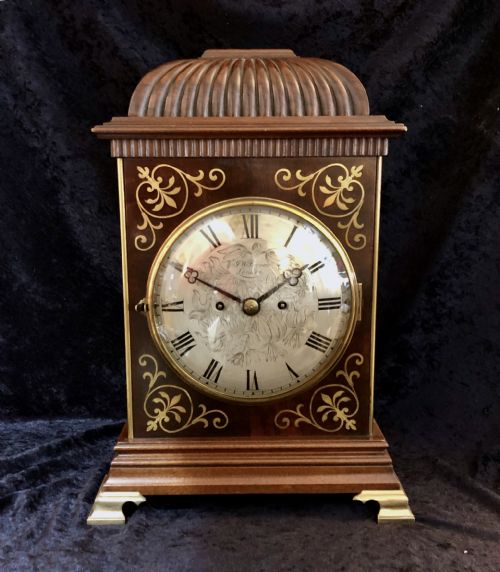 a fine victorian mahogany bracket clock by j w benson - CATEGORY: ANTIQUE CLOCKS - DATED VICTORIAN