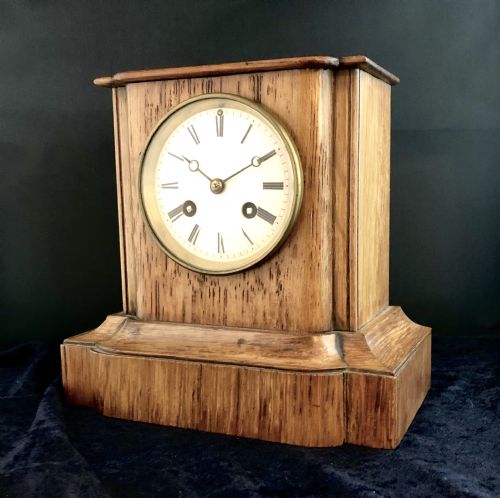 FRENCH MID 19TH CENTURY SMALL MANTEL CLOCK - ADDITIONAL PHOTO 1