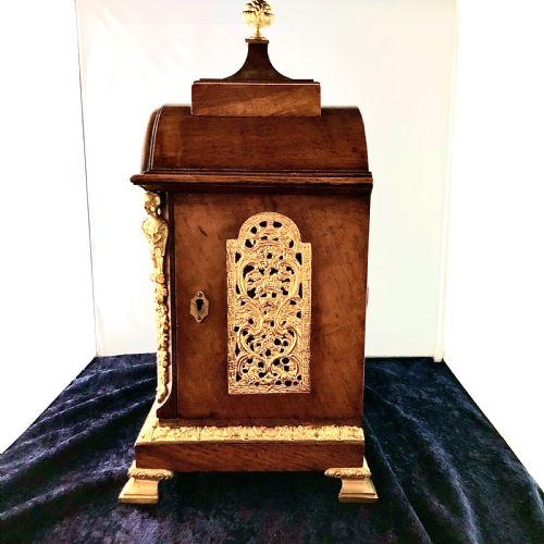 A FINE LATE 19TH CENTURY SMALL FUSE BRACKET CLOCK - ADDITIONAL PHOTO 4