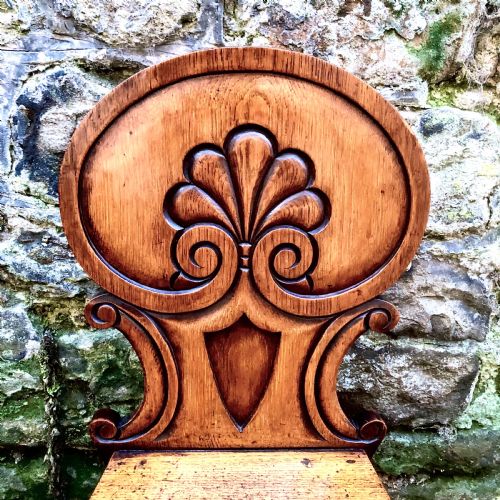 A PAIR OF EARLY VICTORIAN OAK HALL CHAIRS - ADDITIONAL PHOTO 3