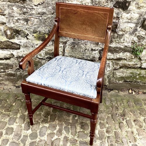 an early 19th century mahogany desk chair - CATEGORY: ANTIQUE CHAIRS - DATED 19TH CENTURY