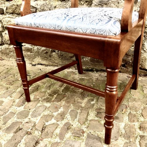 AN EARLY 19TH CENTURY MAHOGANY DESK CHAIR - ADDITIONAL PHOTO 5