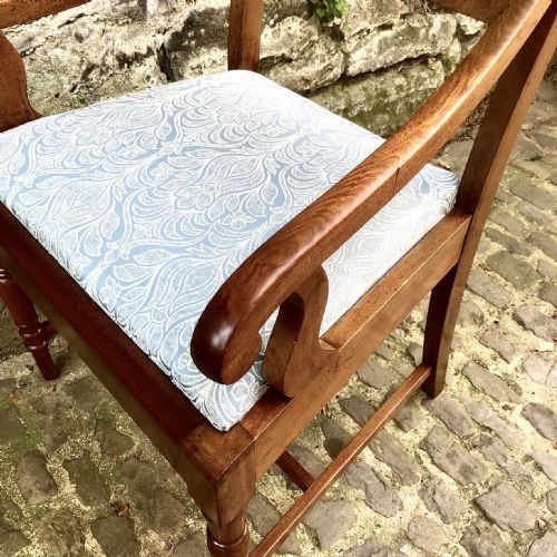 AN EARLY 19TH CENTURY MAHOGANY DESK CHAIR - ADDITIONAL PHOTO 7