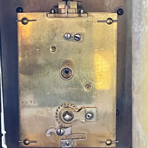 A LATE 19TH CENTURY BRASS LANTERN CLOCK - ADDITIONAL PHOTO 5