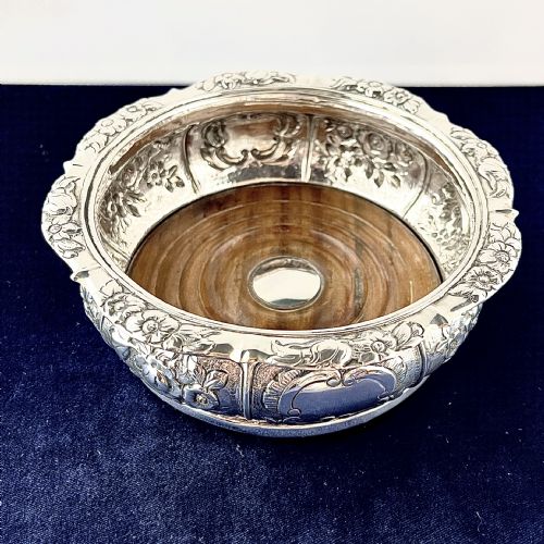 A WILLIAM IV SILVER MAGNUM WINE COASTER - ADDITIONAL PHOTO 4