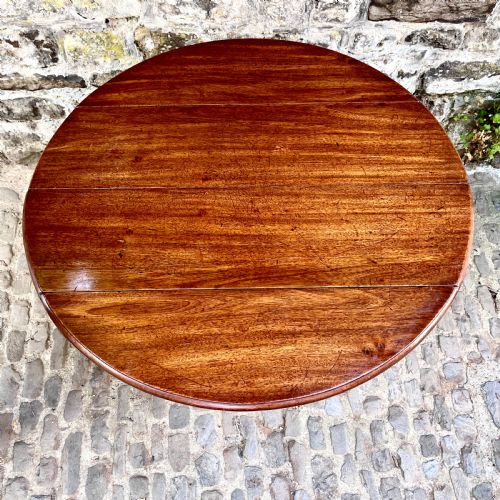 A WILLIAM IV MAHOGANY SMALL EXTENDING DINING TABLE - ADDITIONAL PHOTO 9