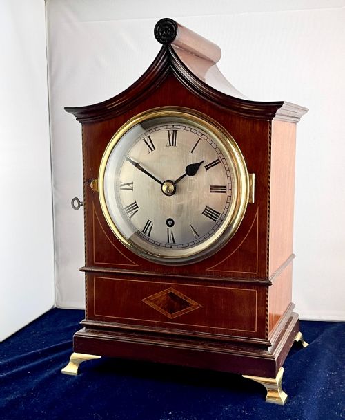 A LATE 19TH CENTURY BRACKET CLOCK TIMEPIECE - ADDITIONAL PHOTO 3