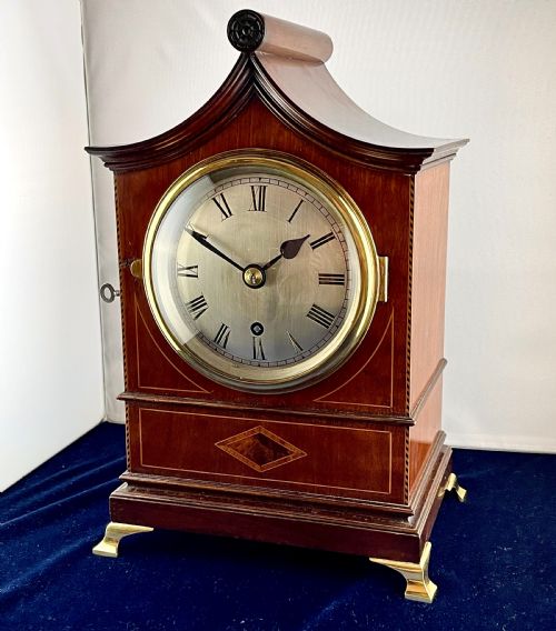 A LATE 19TH CENTURY BRACKET CLOCK TIMEPIECE - ADDITIONAL PHOTO 4