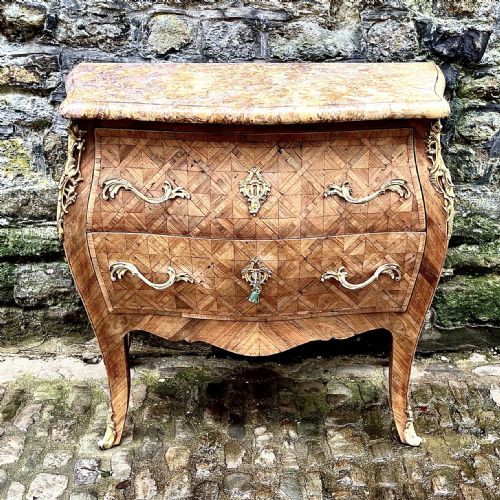 a louis xv style kingwood chest of drawers stamped torrez - CATEGORY: ANTIQUE CHEST OF DRAWERS - DATED 1860