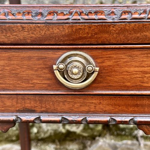 A LATE 19TH CENTURY MAHOGANY WHATNOT - ADDITIONAL PHOTO 5
