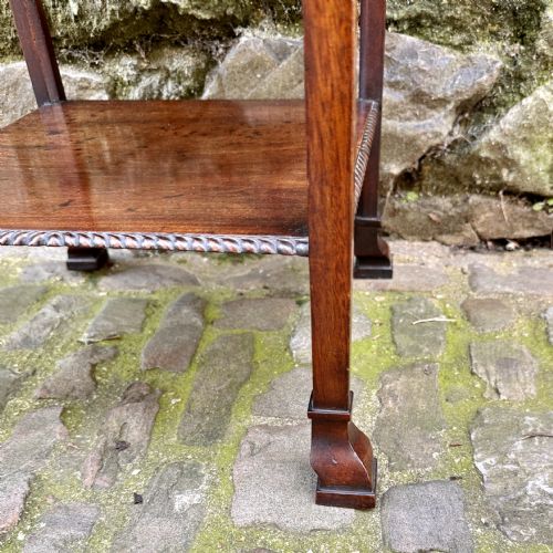 A LATE 19TH CENTURY MAHOGANY WHATNOT - ADDITIONAL PHOTO 6