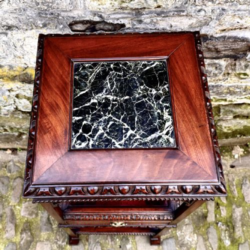 A LATE 19TH CENTURY MAHOGANY WHATNOT - ADDITIONAL PHOTO 7