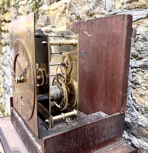 A GEORGE III SMALL MAHOGANY LONGCASE CLOCK - ADDITIONAL PHOTO 7