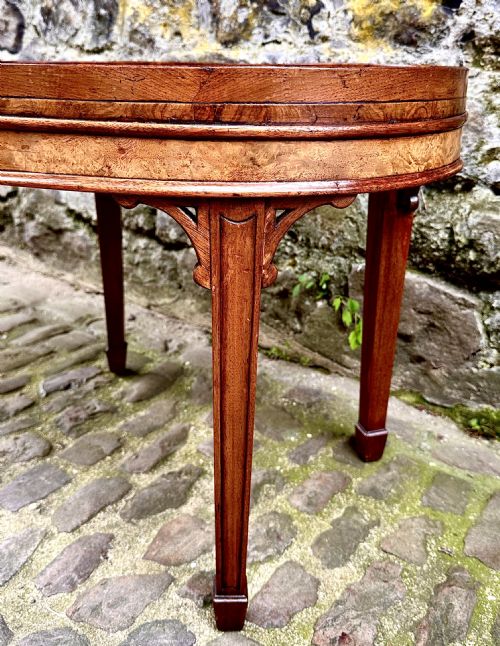 A LATE VICTORIAN INLAID WALNUT COFFEE TABLE - ADDITIONAL PHOTO 3