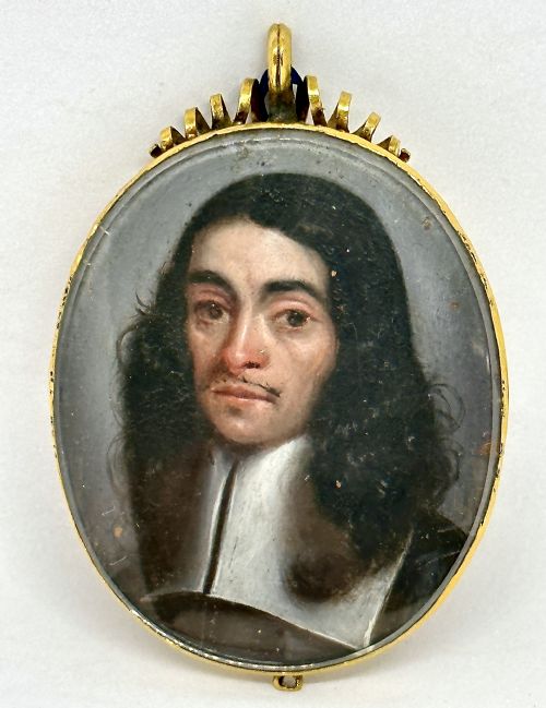 a mid 17th century dutch portrait miniature - CATEGORY: ANTIQUE ART - DATED 17TH CENTURY