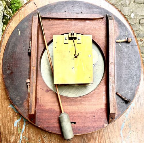 A COUNTRY HOUSE LATE VICTORIAN DROP DIAL WALL CLOCK - ADDITIONAL PHOTO 7