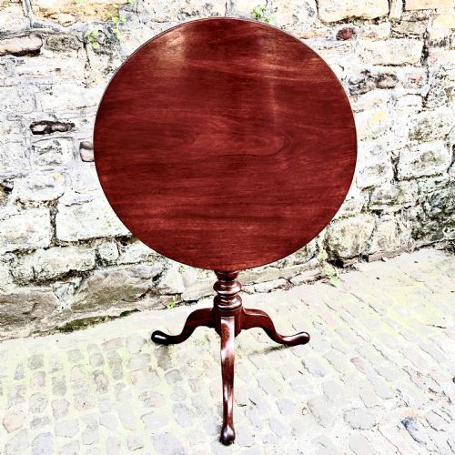 A SUPERB GEORGE III MAHOGANY SUPPER TABLE - ADDITIONAL PHOTO 2