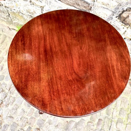 A SUPERB GEORGE III MAHOGANY SUPPER TABLE - ADDITIONAL PHOTO 4