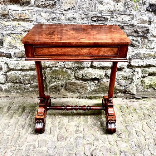 A GEORGE IV ROSEWOOD SIDE TABLE - ADDITIONAL PHOTO 8